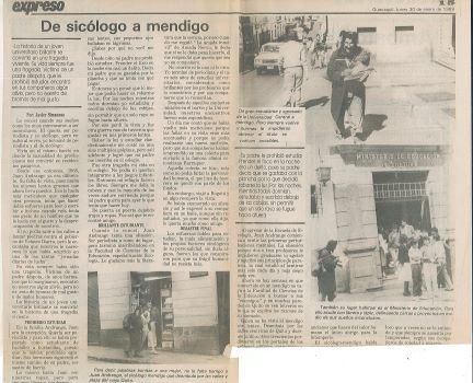 DE PSICOLOGO A MENDIGO